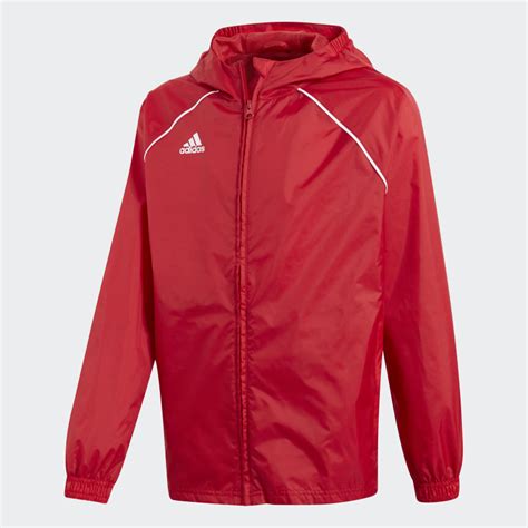 adidas core 18 regenjacke rot|Adidas Core 18 Rain Jacket .